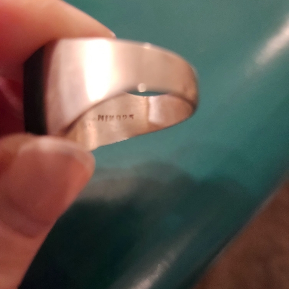 Mexican Malachite 925 Size 10 ring - Picture 5 of 5